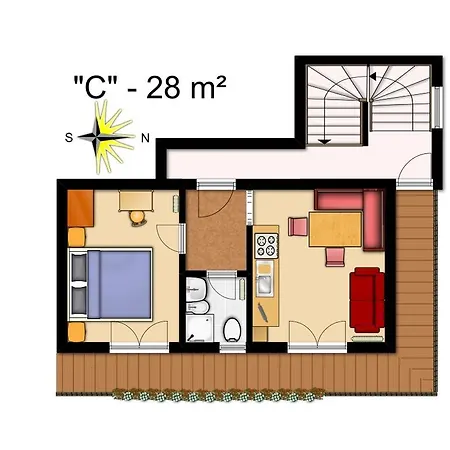 Appartamento Ciasa Col Cuch La Villa (Trentino Alto Adige)